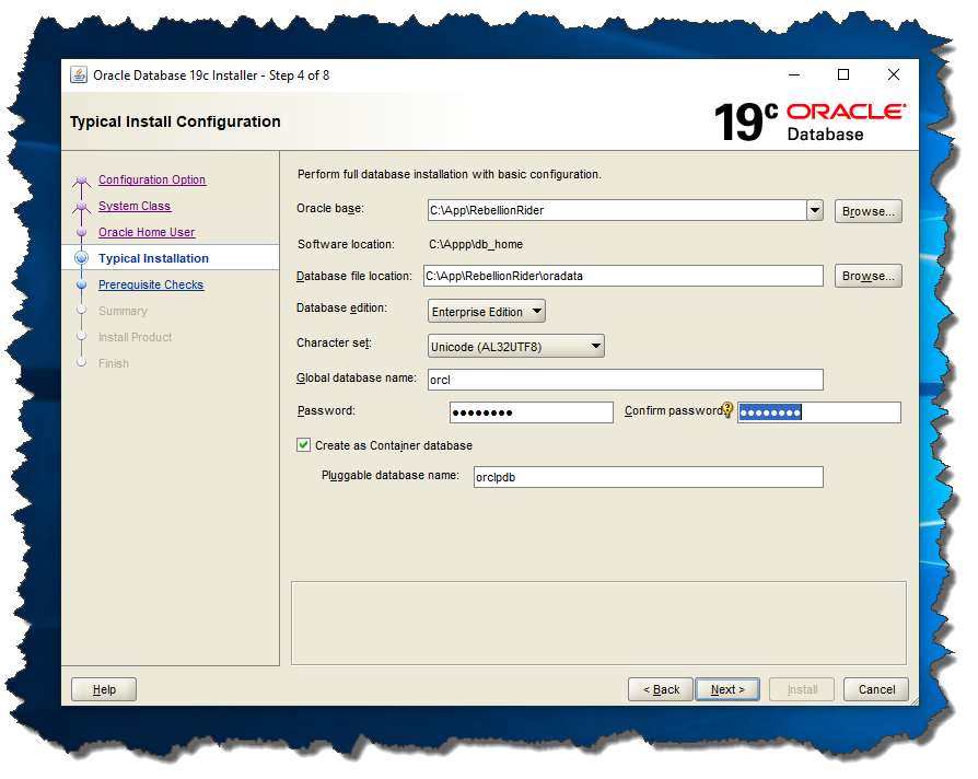 install procedural option oracle